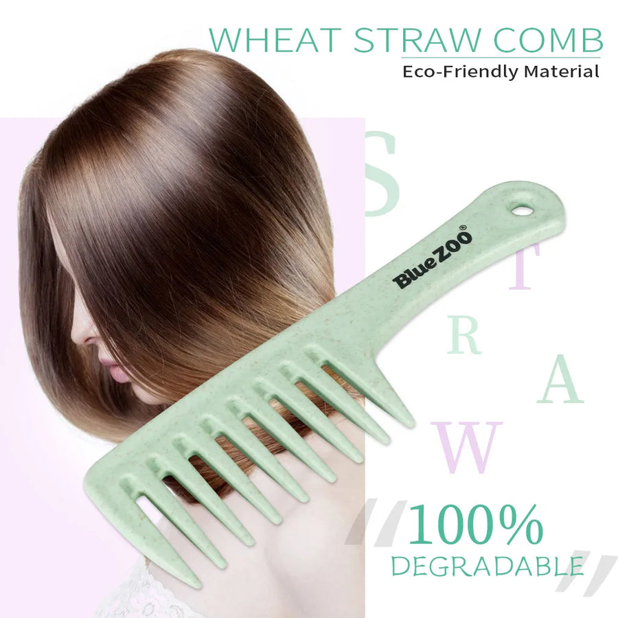 Degradable Wheat Straw Hair Combs