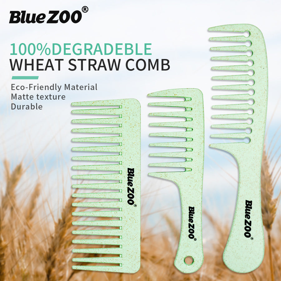 Degradable Wheat Straw Hair Combs