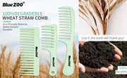 Degradable Wheat Straw Hair Combs - Natural Moxy | Quality Hair Care & Skin Care Products For Diverse Beauty Needs